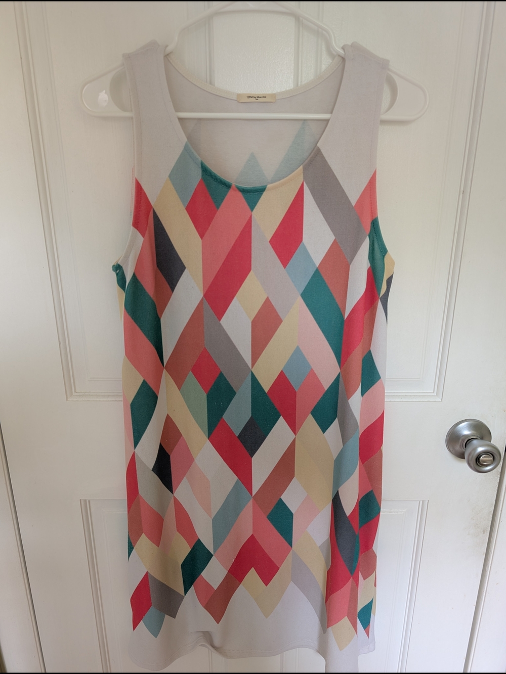 12 PM By Mon Ami Geometric Dress